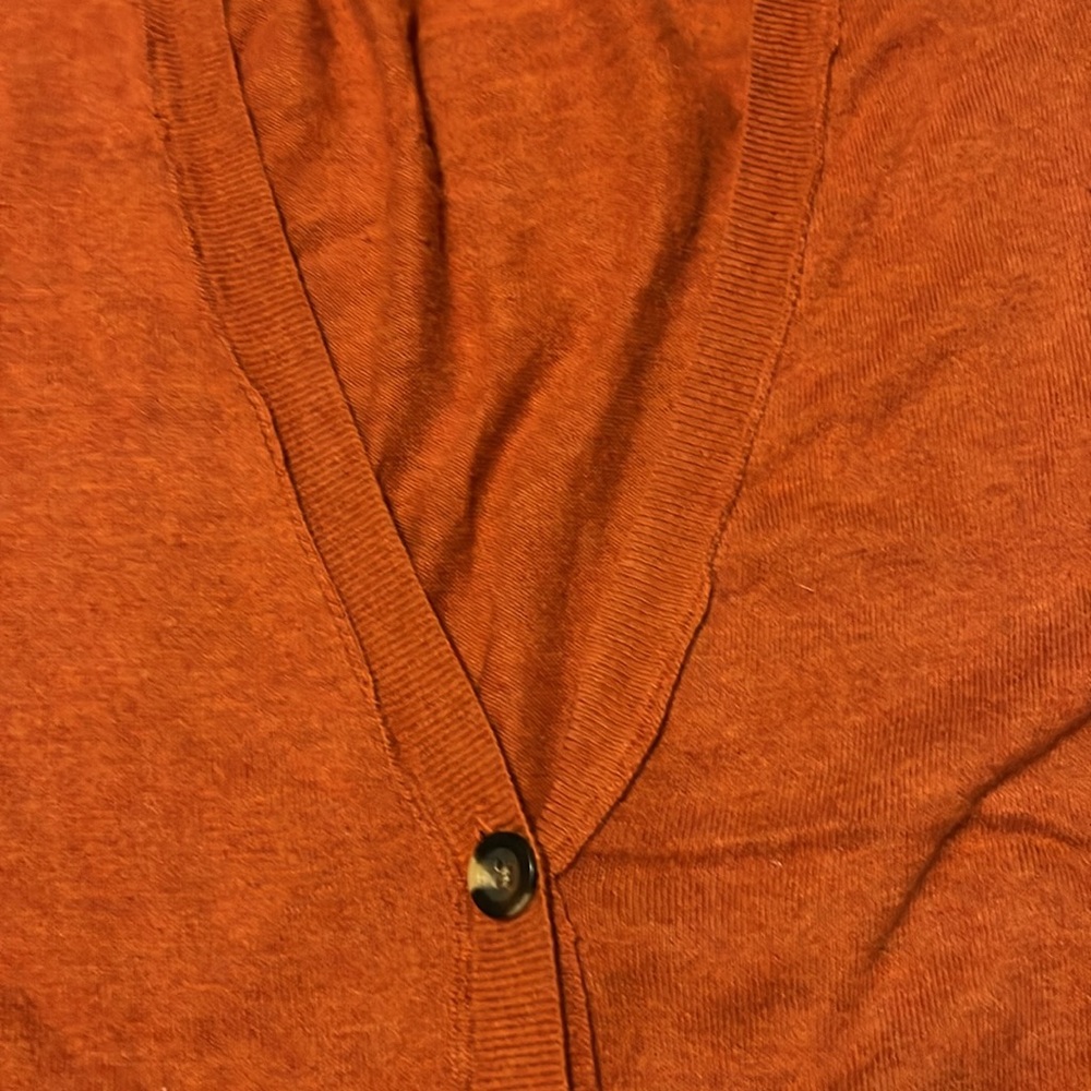 Mossimo Rust Color Button Front Sweater . Size Xs - image 7
